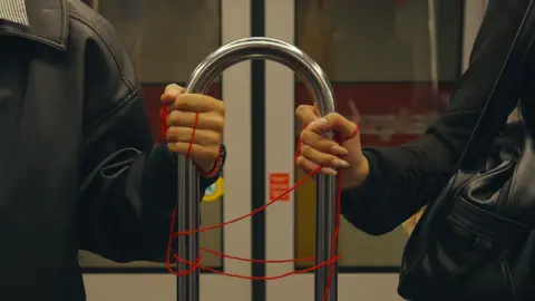 Red string theory. (Your Name inspired) #cinematic #fyp #Love #viral #shortfilm 