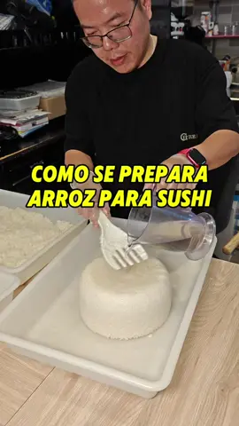 como se prepara el arroz de sushi, hoy aprendemos con el maestro del 88 sushi de alicante, esta buenisimo  #sushi #arroz #arrozdesushi #recetas #comidachina 