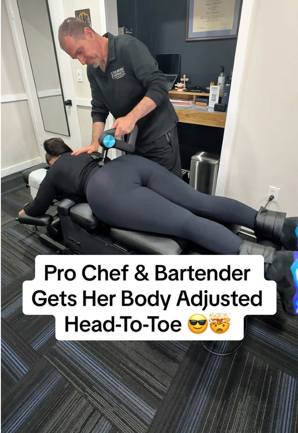 @Blue’s Growth oil  has been having neck and shoulder pain with daily headaches. She looks down a lot at her jobs and it’s destroyed her posture. She needed this full body head to toe adjustment.  When are you coming to get adjusted? 🤔 Getting adjusted decreases pressure, tension and stress on your spine and nervous system so you can feel, move and live better 🤟🏻🔥 #chiropractor #adjustment #bronxchiropractor #nycchiropractor #asmrvideo ===================== Get Busy Movin’ Or Get Busy Dyin’. Get Adjusted! DM Me Now If you want to get adjusted. 📍Bronx Chiropractor - Dr. Ralph Napolitano @drralphnap 