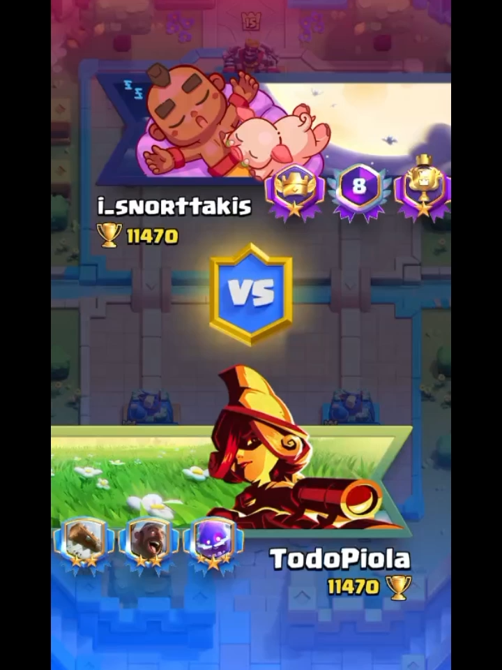 OTRA WEBADA DE PARTIDA EN CR #clashroyale #humor #fyp #paratii
