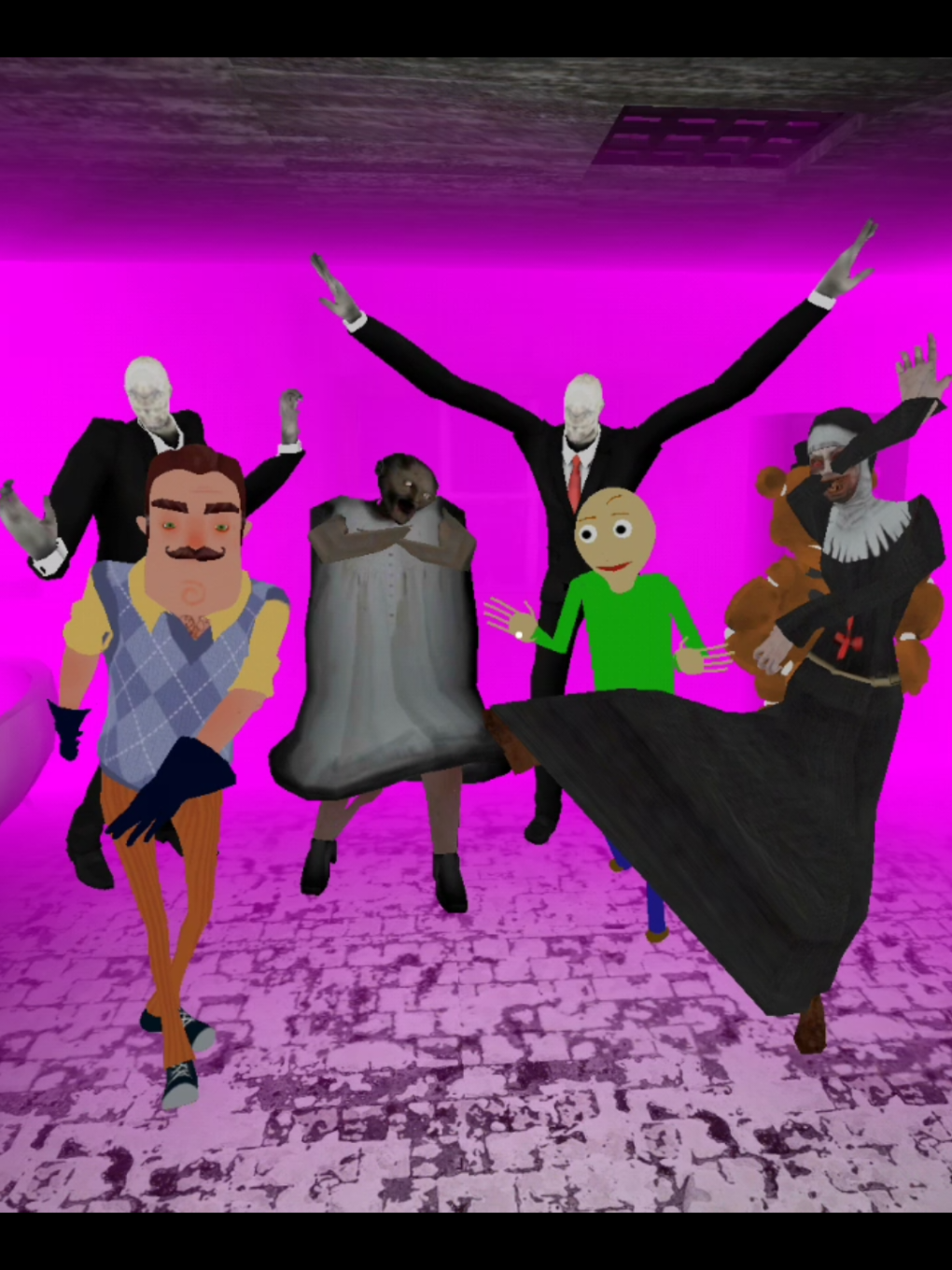 LABUBUUUUUUU💜🥳😍 #Grenixxx #Granny #Slenderman #Evlinun #Baldi 