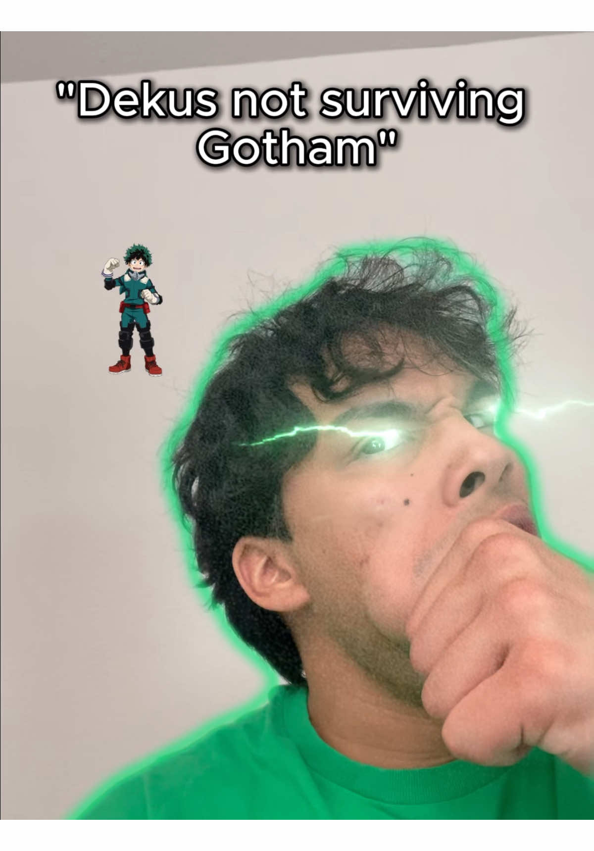 Deku is CLEARING Gotham City #deku #batman #mha #comic 