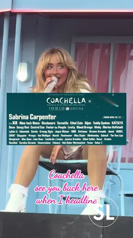 Coachella 2026 Line Up - Sabrina Carpenter headlines Friday! California's staple music festival Coachella 2026 will take place on the weekends of April 10-12 and April 17-19. Tickets are on sale this Friday, September 19 at 11am PT. Grab yours QUICK in case you don't want to miss your favorite artists! Coachella 2026 Line Up includes: Friday: The headline is Sabrina Carpenter and major artists include Disclosure, Teddy Swims, Katseye's Coachella debut, Sexyy Red and Foster the People. Saturday: Justin Bieber will be the headliner, this day the stand out performers will be The Strokes, Addison Rae, Labrinth, Sombr, Swae Lee and Pink Pantheress. Sunday: Colombia's Karol G debuts as a headliner for a major music festival in the USA, having YoungThug, Kaskade, Major Lazer, Laufey and Iggy Pop as some of the principal acts of the day. Who are you most excited to see at Coachella 2026? #coachella #coachella2026 #sabrinacarpenter #justinbieber #karolg      