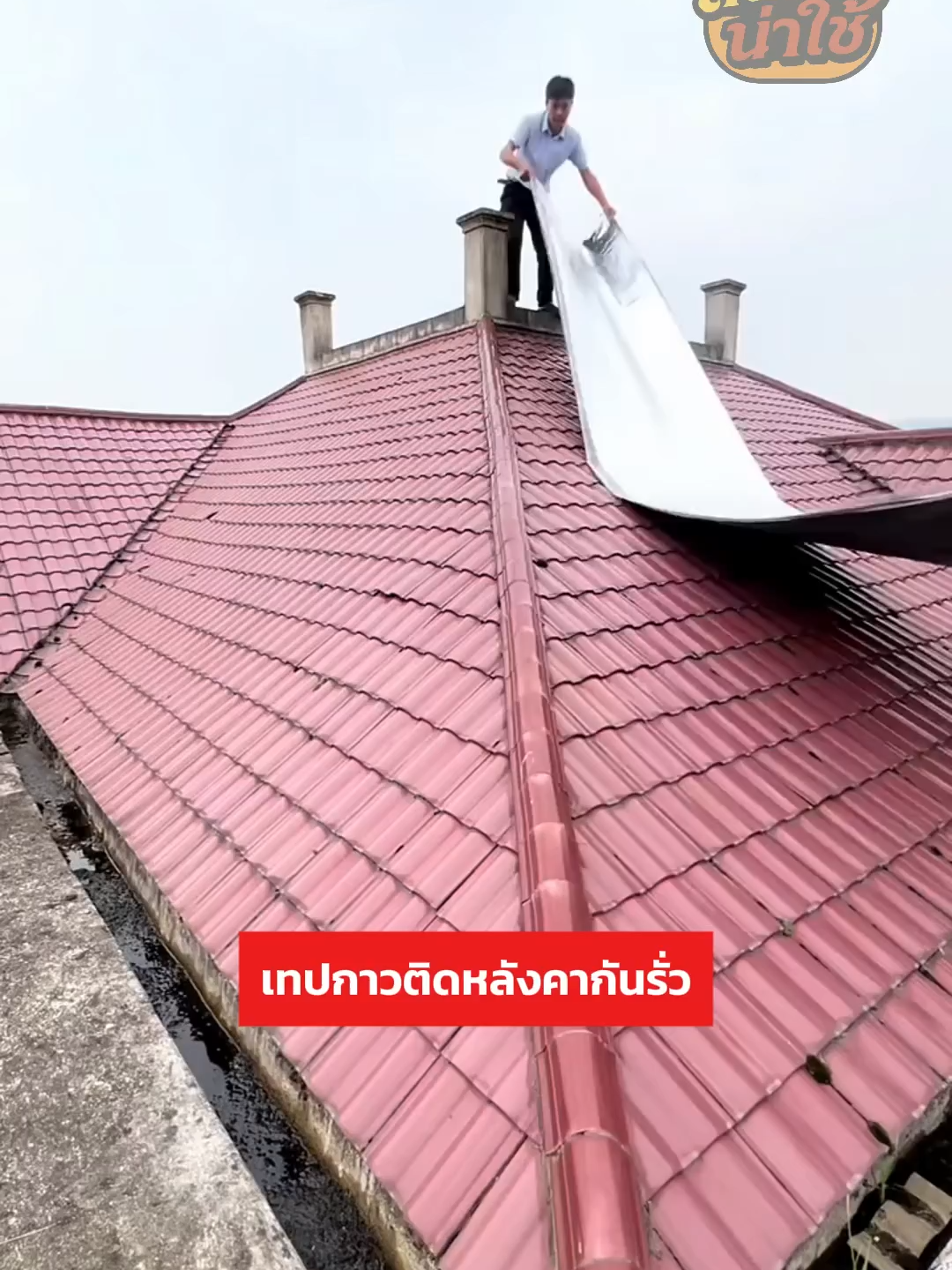 เทปกาวติดหลังกันรั่ว กันซึม