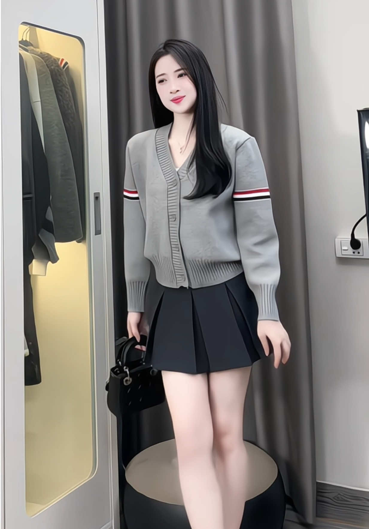 Áo Khoác Cardigan Dệt Kim Nữ #xh #fyp #thoitrangnu #aokhoac #cardigan 