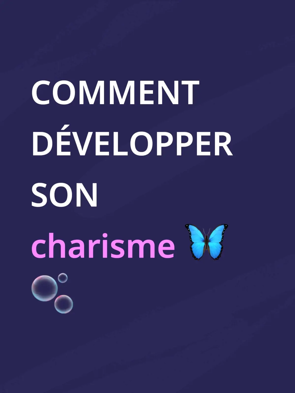 Le charisme n’est pas un talent inné, mais une compétence que l’on peut développer avec de la pratique et de la conscience de soi.#GlowUp #fyp #visibilite 