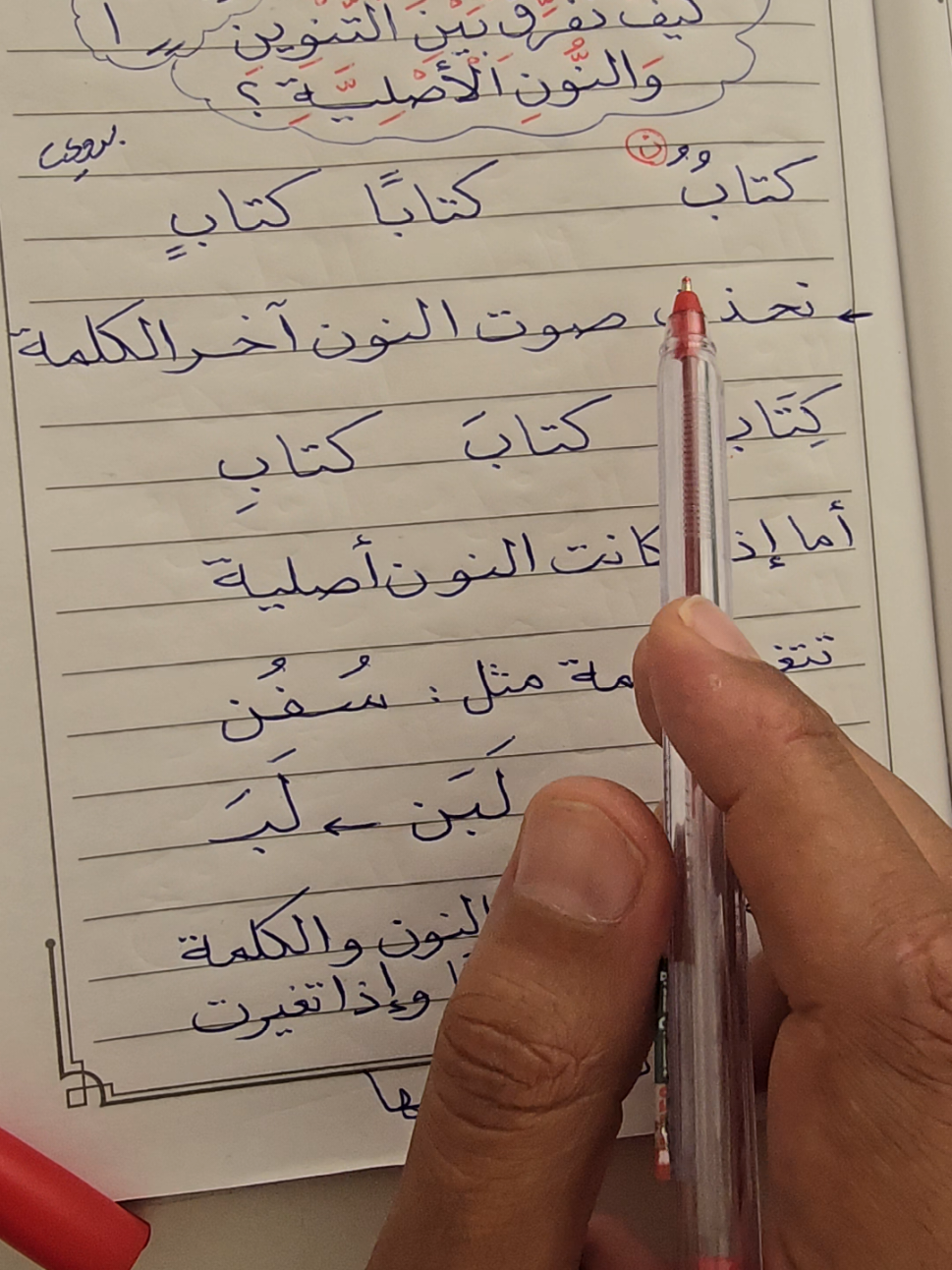 تعلّم الفرق بين النون والتنوين  #تعليم #التنوين  #الشعب_الصيني_ماله_حل😂😂 #اللغة_العربية #متابعه_ولايك_واكسبلور_احبكم 