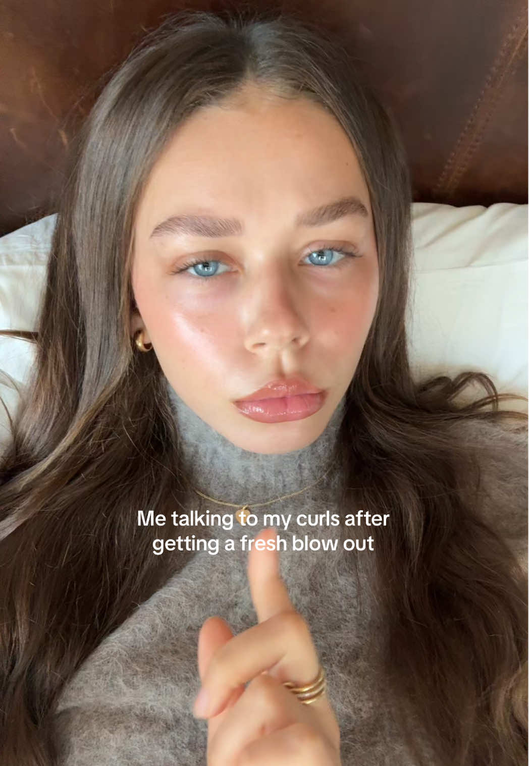 We will not frizz or curl up got it?