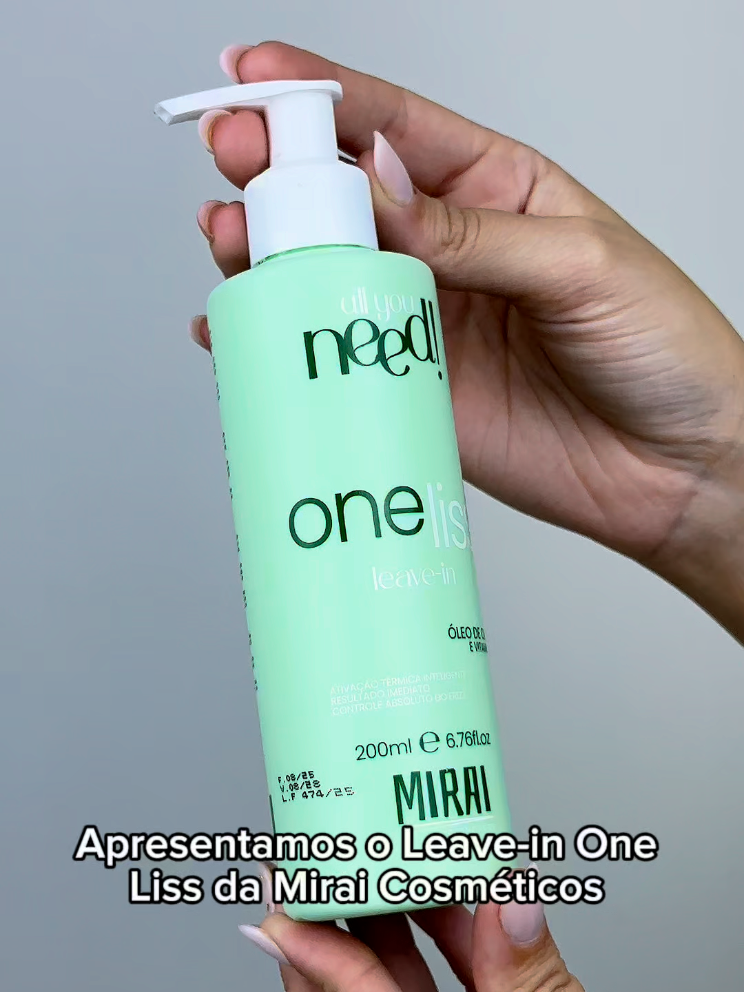 O liso que você respeita tá aqui! O Leave-in One Liss chegou pra revolucionar sua finalização: 💥 Proteção térmica 💧 Nutrição com óleo de ojon e vitamina E ⚡ Frizz controlado 🔥 Efeito liso por muito mais tempo Tudo isso em um só produto? SIM! E o melhor: já disponível no TikTok Shop com preço especial! 🛒 Corre no botão da sacolinha e garanta o seu! #OneLiss #MiraiCosmeticos #TikTokShopBrasil #FinalizaçãoPerfeita #LeaveIn #ProteçãoTérmica #CabelosLisos #CabelosAlinhados #HairTok #LisoSemEsforço #BeautyTok #RotinaCapilar