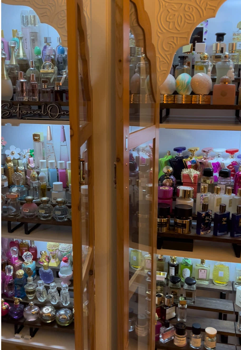 Hoarding or not?  This truly does bring me so much joy. I often times find picking my SOTD to be a mood booster.  #perfume #fragrance #BeautyTok #hoarding #collection 