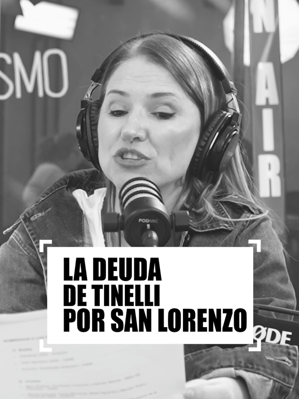 aLA DEUDA DE TINELLI POR SAN LORENZO