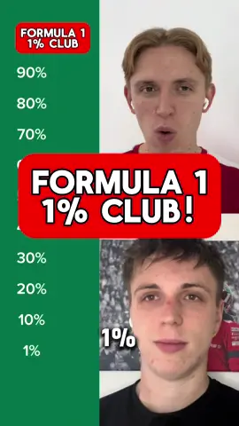 Formula 1 - 1% Club! #f1 #formula1 #f1tiktok 