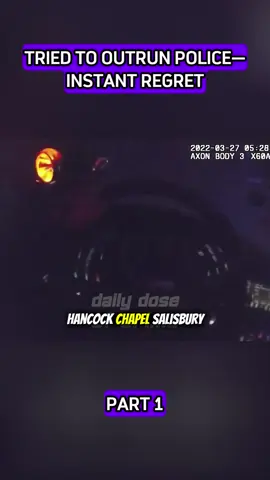 Tried to Outrun Police—Instant Regret #fyp #cops #bodycam #police 