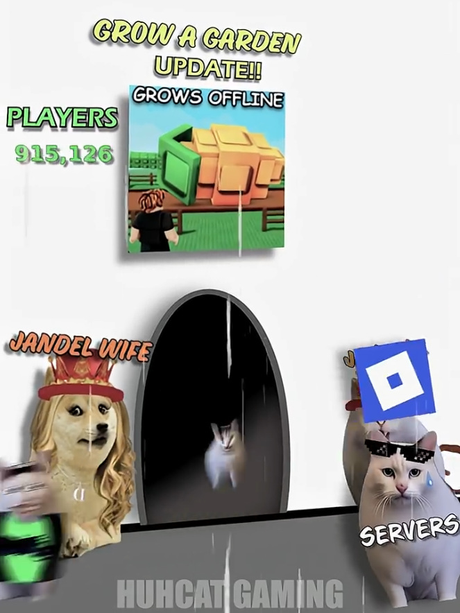 Grow a garden is falling down😓#growagarden #robloxfyp #fyp #foryou #foryoupage 