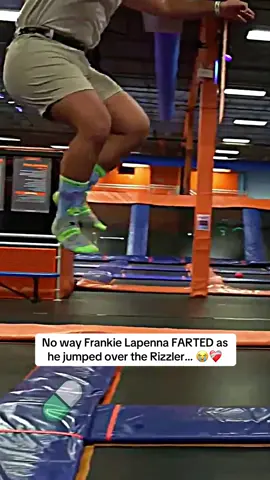 No way Frankie Lapenna FARTED as he jumped over the Rizzler… 😭❤️‍🩹 #frankielapenna #rizzler #fyp