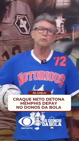 NA GOELA, GAROTINHO! 😱🤯 #CraqueNeto criticou Memphis Depay, atacante do #Corinthians, pelas declarações sobre a sua condição física após voltar da data Fifa com a seleção da Holanda. Concorda, garotinho? 👀 #OsDonosDaBola #EsporteNaBand #TikTokEsportes