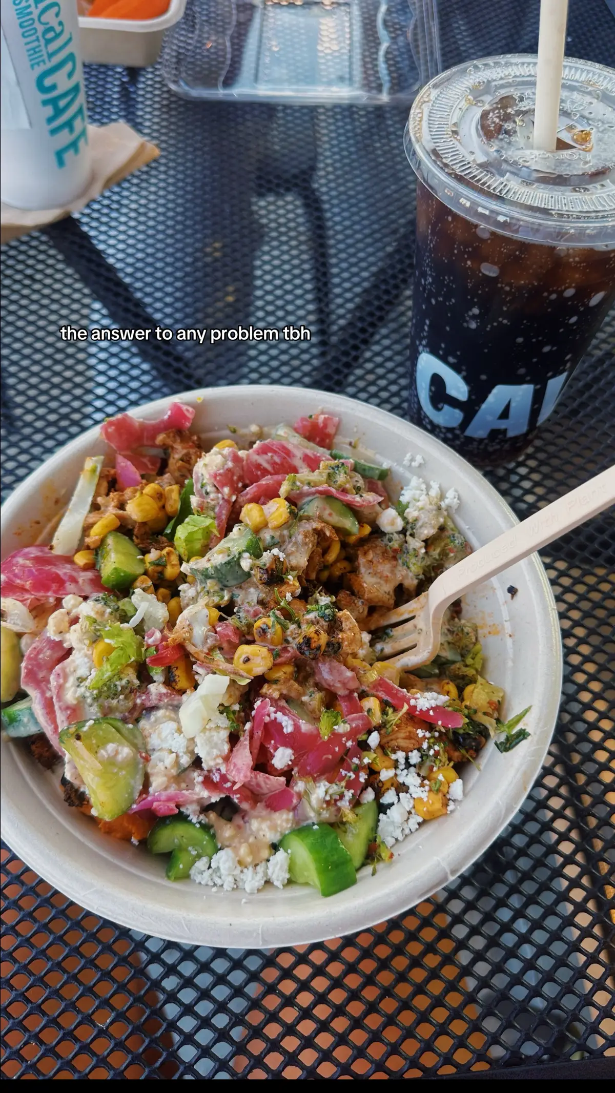 don’t ask how many times a week i get this #fyp #ilovecava #mediterraneanbowl #cava #healthy #food 