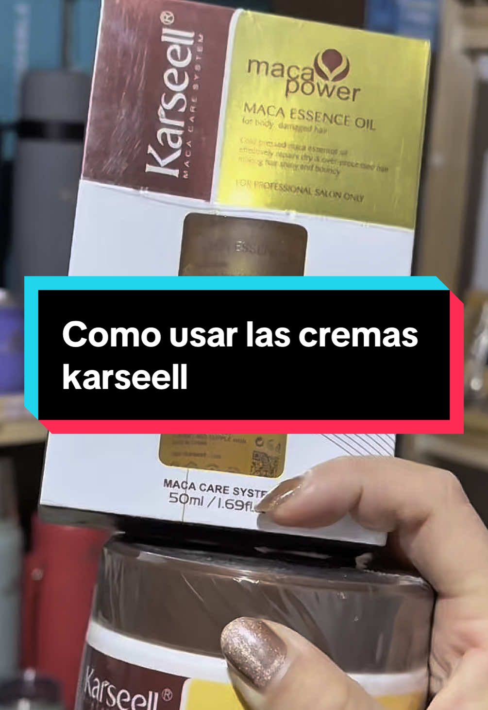 Te dejamos un video de cómo usar correctamente las cremas karseell 💇‍♀️ #karseell #colageno #tips #fyp 