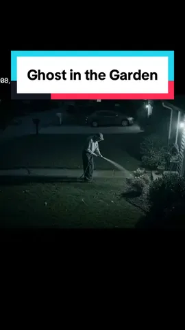 An old man watering a lawn suddenly disappeared captured by CCTV cam #paranormal #fyp #scary #explore #ghost 