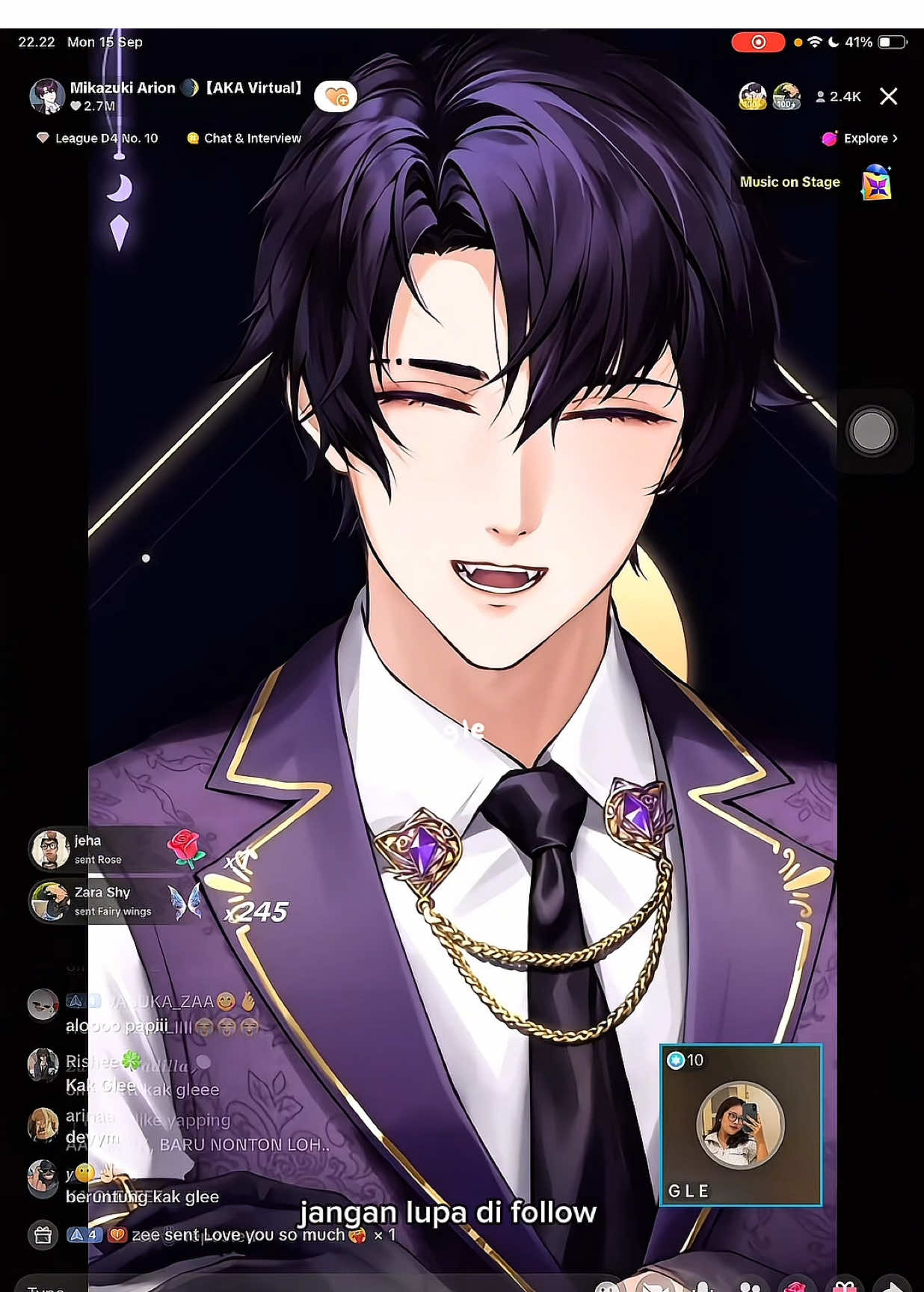 mika tau ak idup ges🥹 @Mikazuki Arion 🌒【AKA Virtual】  #mikazukiarion #terongers #foryou #fyp #CapCut 