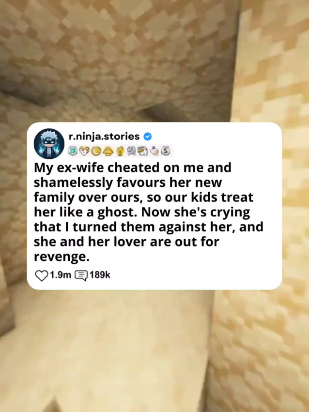 My ex-wife cheated on me and shamelessly favours her new family over ours, so our kids treat her like a ghost. Now she's crying that I turned them against her, and she and her lover are out for revenge. #redditstories #redditreadings #reddit_tiktok #storytime #redditstorytime 