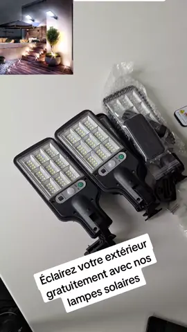 Éclairez votre extérieur gratuitement avec nos lampes solaires Lumières extérieures solaires : Économiques, pratiques et sûres ! #écologie  #lampesolaire  #luminaire  #energiesolaire  #tiktokshop 