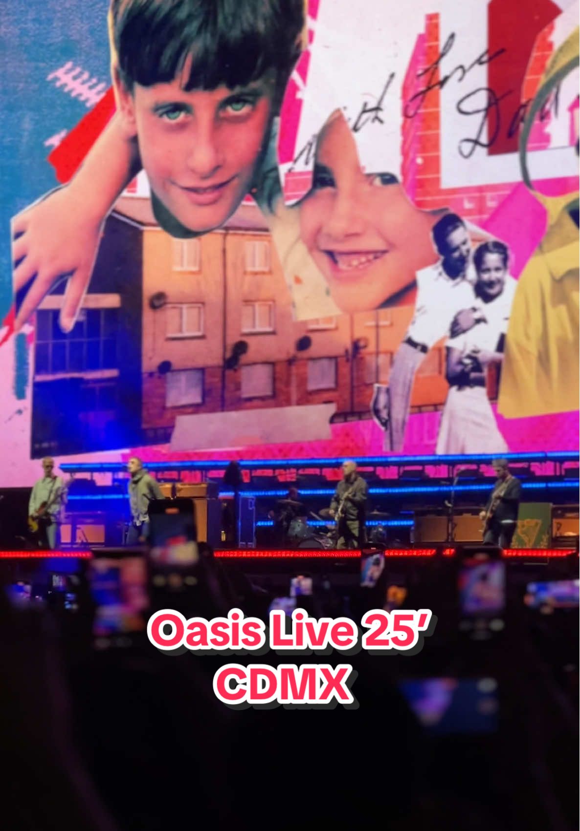 Los visuales aquí fueron de otra galaxia 🥹❤️‍🩹  #oasislive25 #liamgallagher #estadiognp #cdmx #standbyme 