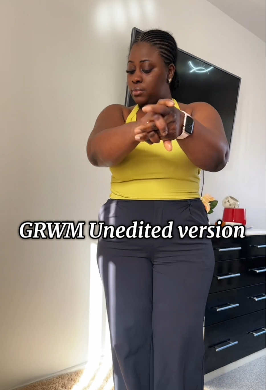 Unedited GRWM.. And I love how my Glasses match my outfit 😊 @Firmoo_UK  #grwm#outfitinspo#styletips