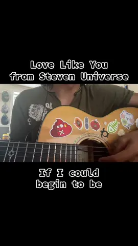 SORRY ITS SCRUFFY i still have morning voice right now LMAO #lovelikeyou #stevenuniverse #rebeccasugar #guitar #singing 