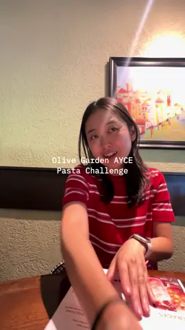 Trying the never ending pasta challenge at @Olive Garden !! Honestly for the price, it’s so worth it. #olivegarden #neverendingpastabowl #foodchalleges 