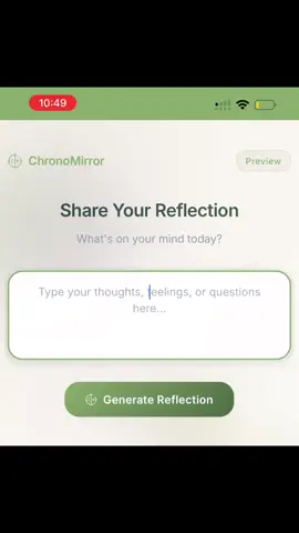 A new tool for self-discovery ❤️. Self-funded, therapist-made. I have used every last penny of my savings to build this because I BELIEVE in what it offers. Join the waitlist today at www.ChronoMirror.com - no spam 🫶🏽 please join hahaha #founder #chronomirror #therapytiktok #selfhelp #traumahealing 