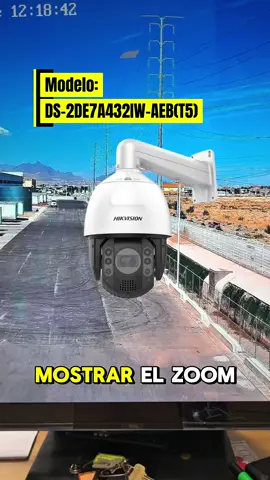 Poniendo a prueba el #Zoom de 200 metros del modelo DS-2DE7A432IW-AEB(T5) by @hikvisionmx  Este tipo de ptz nos permite esta distancia con sus poderos 25x  Sirve para monitoreo perimetral o bien, para verificar si la tiendita está abierta e ir por los chescos 😆😆😆 #Ptz #tecnologia #camarasdeseguridad #ProteccionPerimetral  