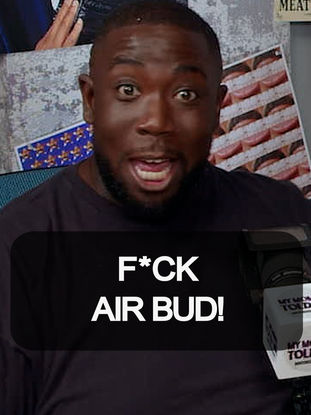 Yeah we'll say it....F*ck Air Bud!! @kevonstagetiktok joins us this week on My Momma Told Me @langstonkerman @coolguyjokes87 #mymommatoldme #airbud #kevonstage #NBA