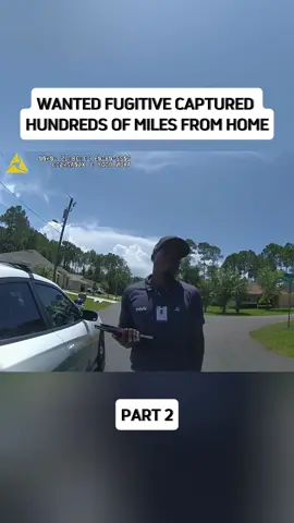 Wanted Fugitive Captured Hundreds of Miles From Home#police #bodycam #policeofficer #copsoftiktok #fyp 