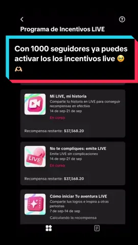 #LIVEIncentiveProgram #monetizartiktok #JustGoLIVE #PaidPartnership #hacerlive esto es con el fin de que más personas se animen a hacer live 