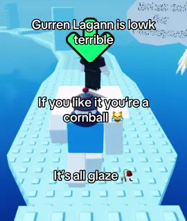 Gurren lagann is mid #fyp #slander #gurrenlagann #robloxfyp #hate 