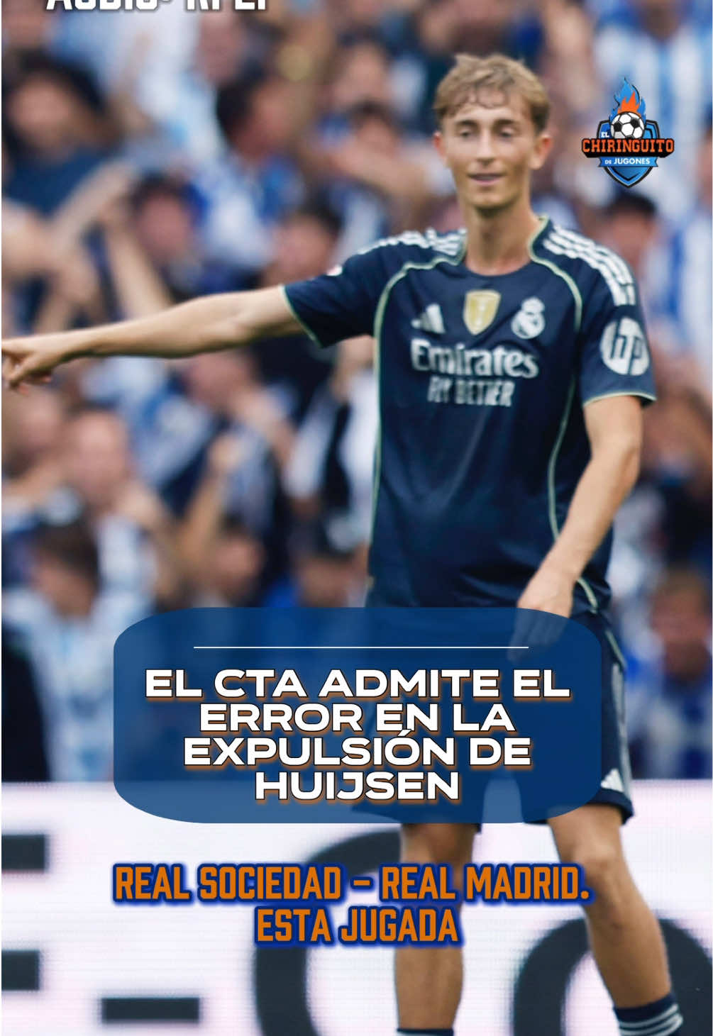 ❌ ¡El CTA ADMITE el ERROR en la EXPULSIÓN de HUIJSEN!  👇 Así lo explica en el vídeo de las jugadas polémicas de la jornada. #chiringuitotv #deportesentiktok #tiktokfootballacademy 