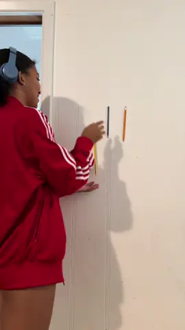 She learned the pencil trick and then taught it to one of her brothers so now if you need a pencil go to the pencil wall. It’s also putting marks on the wall but we need to paint anyway. #penciltrick #socialmedia #kids 