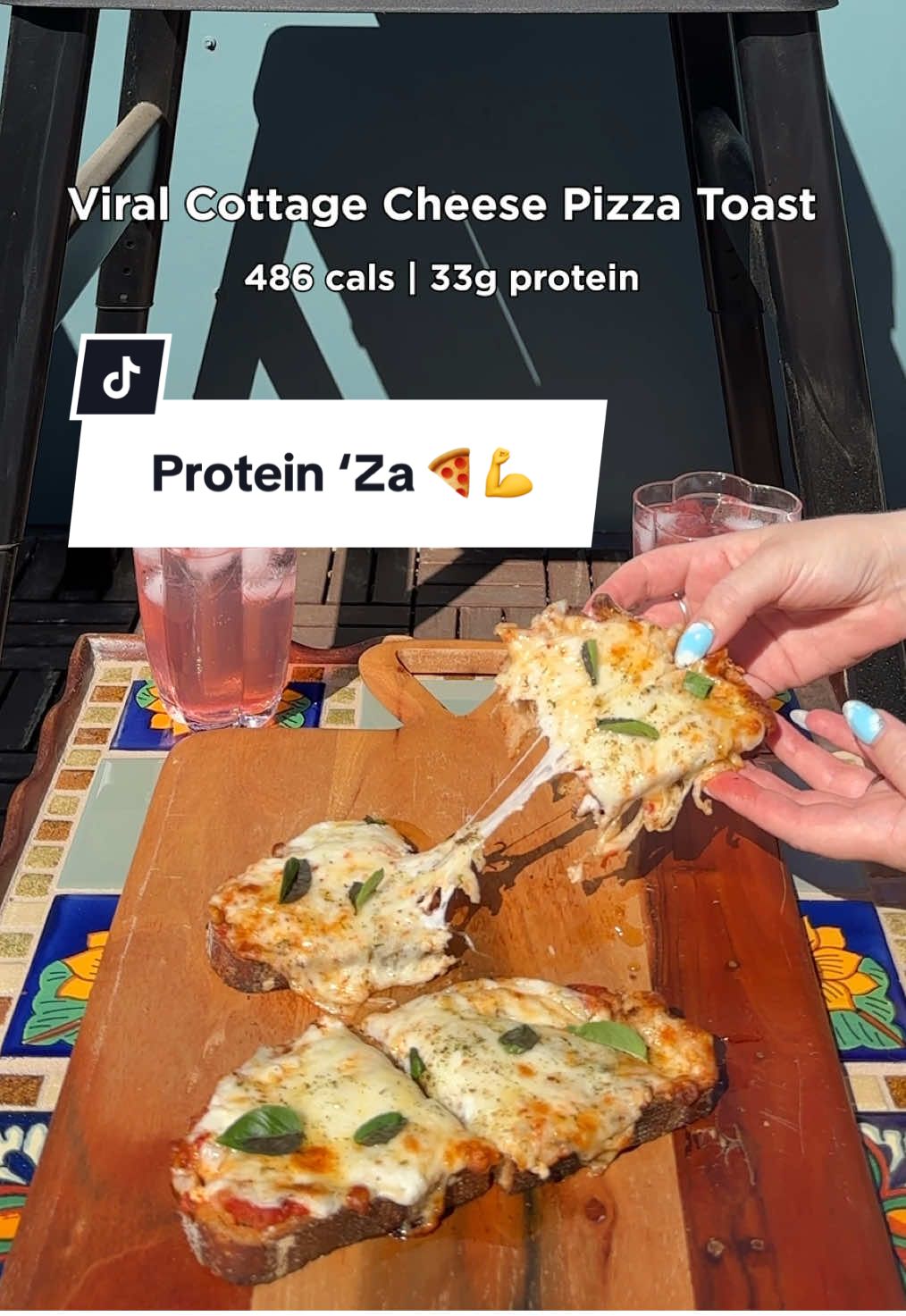 It’s (cheese) pull day 🍕💪   #NinjaArtisan #NinjaPizzaOven #ProteinPizza #CottageCheese