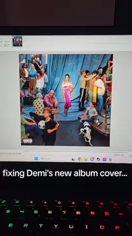 @Demi Lovato can you please explain the thought process behind this?? why aren't you in the middle of the image???? HUH?? #demilovato 