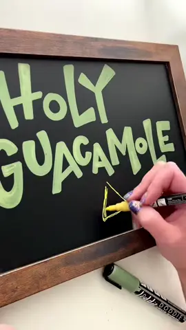GUAC ON!! #onthisday #chalkart #letteringideas #chalkmarkers