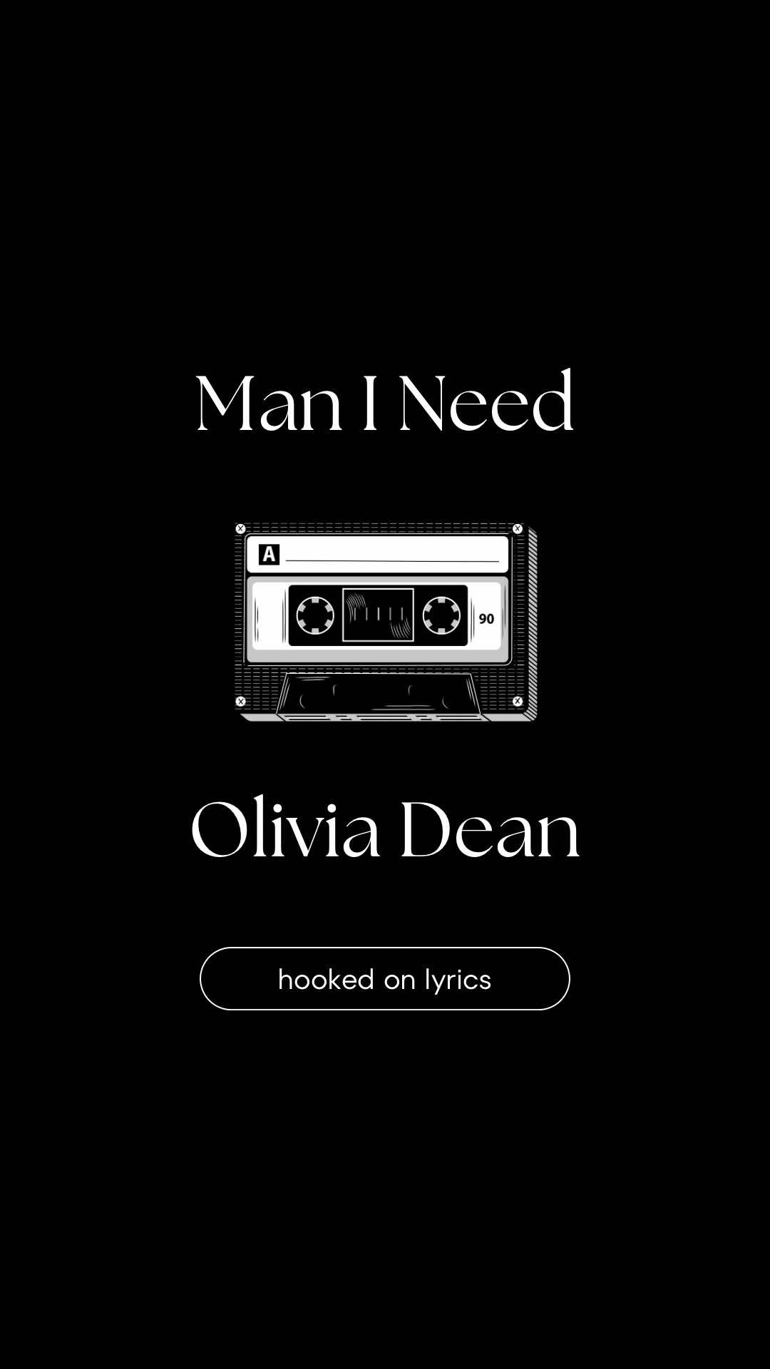 Man I Need - Olivia Dean 🗣️ #song #trending #music #lyrics #fyp 