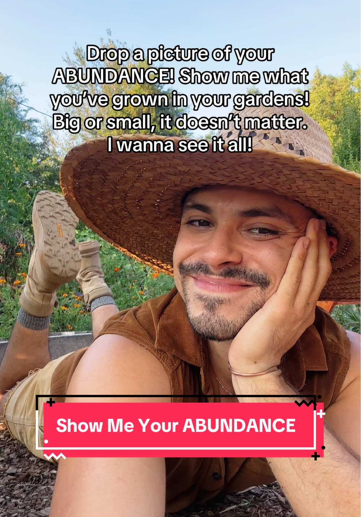 Show me your ABUNDANCE!! And hype each other up! 🍅🍑🍐🥕🌽🌶️🥦🍆🫐🍇🥔🥬✨ #garden #farmlife #abundance 