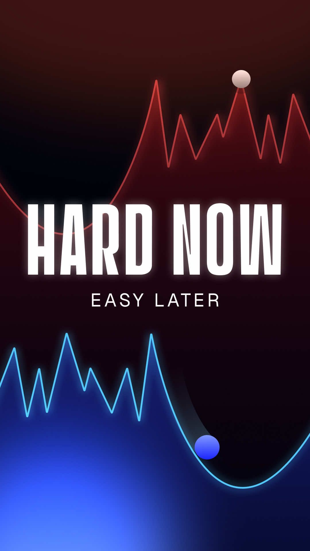 You can choose your struggle. Work hard now and life gets easier later. Or take it easy now and pay the price when it matters most. Discipline feels heavy in the moment, but it buys you freedom in the future. Comfort feels good now, but it costs you double later. The effort is unavoidable, what changes is when you face it.