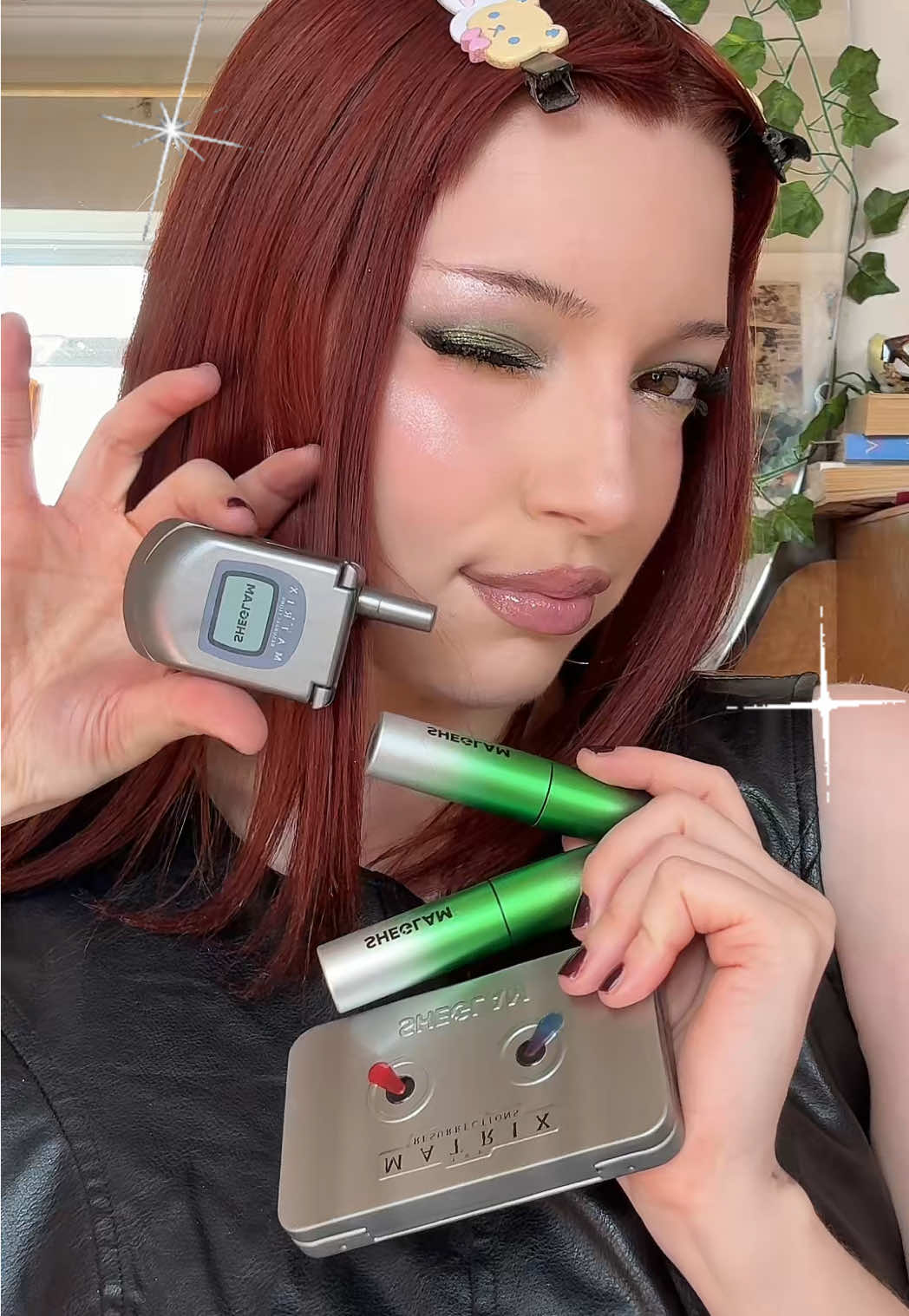 omg guys let’s try the new SHEGLAM x MATRIX collection !!! 🖤💚 i love this movie (and keanu reeves🤭) so i was soo excited to try this outttt! I was super impressed with the eyeshadow pigmentation !!!!! @SHEGLAM  #SHEGLAMTHEMATRIX #SHEGLAM #AD #SHEGLAMcrueltyfree #SHEGLAMpartner #y2k #2000s