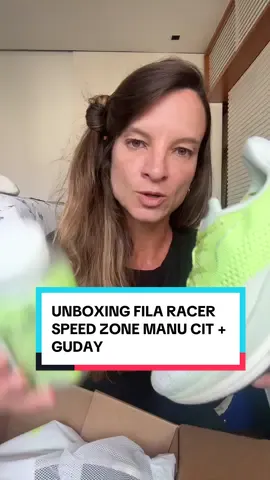 UNBOXING fila RACER SPEED zona Manu CIT + guday ! Parabéns dona @Manuela Cit 💚💚 ficou lindo demais!! #runtok #corredora #runnergirl #dicasdecorrida 