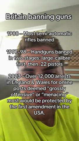 Good timeline on how fast turning over your guns turns into going to jail for a joke on Facebook. 