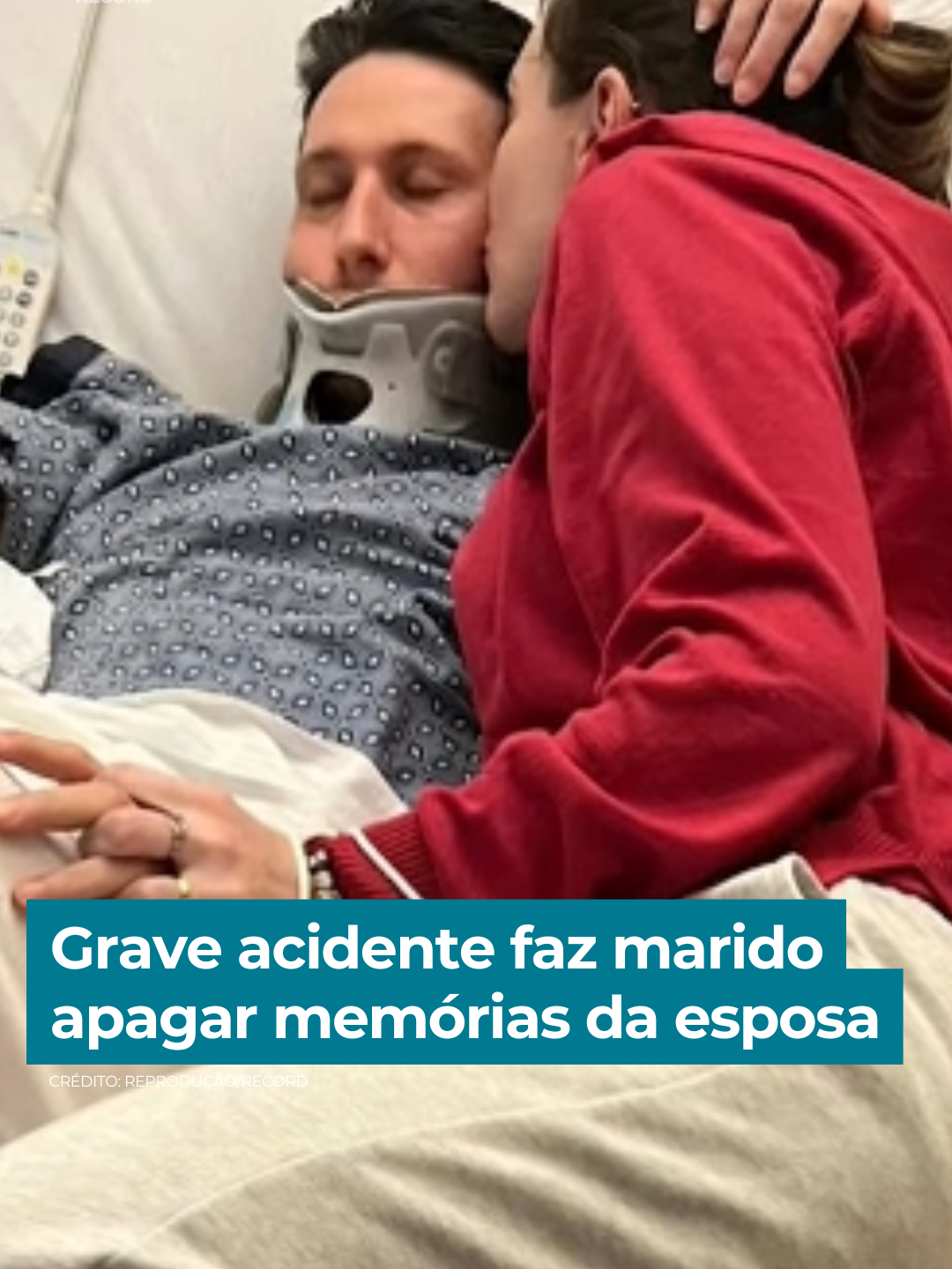 COMO SE FOSSE A PRIMEIRA VEZ | O brasileiro Raphael Campos, de 35 anos, sofreu um grave acidente em 2022, nos Estados Unidos, que o deixou em estado crítico e resultou em perda parcial de memória, apagando especialmente as lembranças da vida ao lado da esposa, Jéssica Martendal.  Mesmo sem ser reconhecida pelo marido, ela permaneceu ao seu lado durante a recuperação, ajudando-o a redescobrir sentimentos e reconstruir o relacionamento. O #DomingoEspetacular contou os detalhes dessa história de amor. 👩‍❤️‍👨 ➡️ A reportagem completa você encontra em: R7.com/domingoespetacular! #ReportagensDE #RECORD