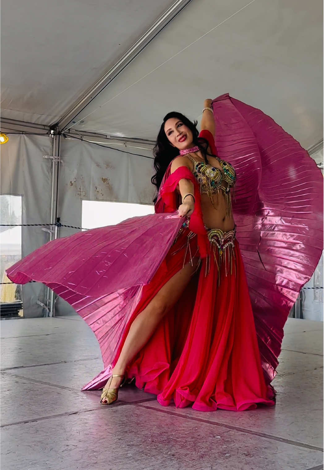 Such a fun time performing Greek Summerfest again this summer. My students did such a beautiful job! 💗 A little video from my solo #bellydance #bellydancetiktok #raqssharqi #vancouverbellydance #bellydanceyvr Thank you for the video @bonfire.counselling ❤️