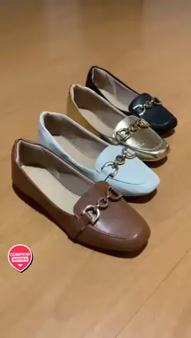 Confira Sapatilha Mocassim Bico Quadrado Feminina. #tikokshop #calçados #bicoquadrado #mocassim #sapatilha 